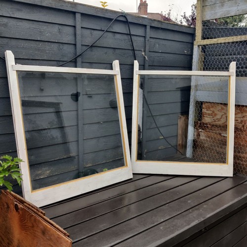 Wooden sliding sash - 2x,